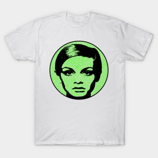 TWIGGY (Green Print) T-Shirt